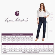 Load image into Gallery viewer, Gloria Vanderbilt womens Amanda Classic High Rise Tapered Jean, Black, 10 Petite Regular