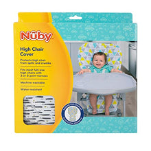Load image into Gallery viewer, Nuby High Chair Cover Protecting from Spills and Crumbs, Water Resistant, Brush Strokes Print