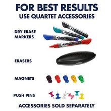 Load image into Gallery viewer, Quartet Combination Magnetic Whiteboard & Corkboard, 17" x 23", Combo White Board & Cork Board, Curved Frame, Perfect for Office & Home Decor, Home School Message Board, Black (41723-BK)
