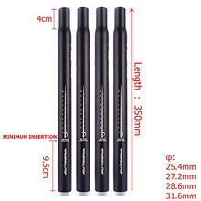 Load image into Gallery viewer, UPANBIKE Aluminum Alloy Bike Seat Post Length 350mm Black for Mountain Bike Fixed Gear Bike Seatpost(Φ31.6mm)