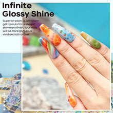 Load image into Gallery viewer, Modelones 6 Colors Gel Liner Nail Art Set-8ml & 36 Pcs Brown Nude Pink Blue Nail Gel Polish Set 7ML