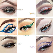 Load image into Gallery viewer, UCANBE 7 Colors Shimmer Liquid Eyeliner Makeup Set, Metallic Satin Finish Colorful Sparkling Eye Liner Pen, Long Lasting High Pigmented with Waterproof & Smudge Proof Formula