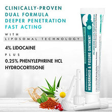 Load image into Gallery viewer, Ebanel Hemorrhoid Treatment Ointment, 1.6 Oz Lidocaine Anal Fissure Anesthetic Cream for Pain, Burning, Itching, Swelling, Bleeding with Phenylephrine, Hydrocortisone, Aloe, Chamomile, Vitamins