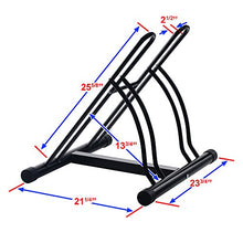 Load image into Gallery viewer, RAD Cycle Mighty Rack Two Bike Floor Stand Bicycle Instant Versitile Pro Quality Bike Park