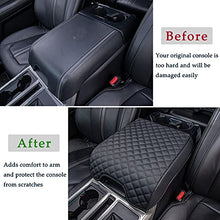 Load image into Gallery viewer, JDMCAR Center Console Cushion Compatible with 2015-2020 Ford F150 Accessories, Customized PU Leather Armrest Cover Center Console Protector (Fits Bucket Seat Only)