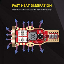 Load image into Gallery viewer, Phinlion 912 921 Red LED Center High Mount Stop Light Bulbs High Power 4014 24-SMD Chipsets 906 922 Bulb for 3rd Brake Light Replacement