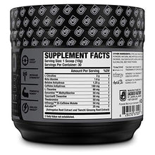 Load image into Gallery viewer, NITROSURGE Black Pre Workout Supplement - Nootropic Energy Booster Powder w/Dynamine & TeaCrine - PreWorkout Nitric Oxide Booster - 30 Servings, Sour Gummy