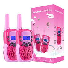 Load image into Gallery viewer, Selieve Toys for 3-12 Year Old Girls, Walkie Talkies for Kids 22 Channels 2 Way Radio Toy with Backlit LCD Flashlight, 3 Miles Range for Outside, Camping, Hiking