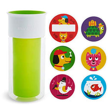Load image into Gallery viewer, Munchkin Miracle 360 Insulated Sippy Cup, Includes Stickers to Customize Cup, 9 Ounce, Green