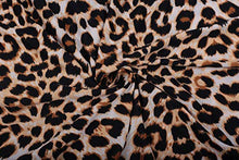 Load image into Gallery viewer, XAKALAKA Women Plus Size Lingerie Lace V Neck Babydoll Strap Chemise Sleepwear Nightie Leopard 2X