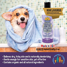 Load image into Gallery viewer, Organic Lavender Oatmeal Dog Shampoo and Conditioner | Hypoallergenic Conditioning Deodorizing Formula for Dogs Cats & Pets | Treatment Wash Soothes Dry Itchy Skin | Aloe for Allergy Relief 8oz