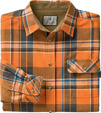 Load image into Gallery viewer, Legendary Whitetails Men's Standard Buck Camp Flannel Shirt, Canyon Plaid, Medium