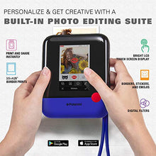 Load image into Gallery viewer, Polaroid Pop Wireless Portable Instant 3x4 Photo Printer & Digital 20MP Camera with Touchscreen Display (Blue) Built-in Wi-Fi, 1080p HD Video