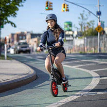 Load image into Gallery viewer, Jetson Bolt Folding Electric Bike, Black - with LCD Display, Lightweight & Portable with Carrying Handle, Travel Up to 15 Miles, Max Speed Up to 15.5 MPH