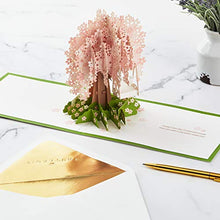 Load image into Gallery viewer, Hallmark Signature Paper Wonder Pop Up Anniversary Card, Love Card, Romantic Birthday Card (Cherry Blossom Tree)