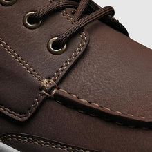 Load image into Gallery viewer, OTHUME Casual Boat Shoes for Men Comfortable, Mens Deck Shoes Penny Loafers & Slip-ons Sneakers XXDX002M-RH-US-TAUPE-9.5 Brown