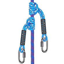 Load image into Gallery viewer, BeneLabel Poseidon Series Sewn Prusik Loops Ropes, Safety, 19", Diameter 2/5", 2 Pack, Blue