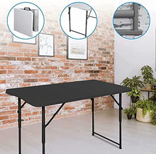 Load image into Gallery viewer, MaMaHome 4FT-Black-S1 Folding Table
