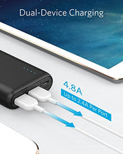 Load image into Gallery viewer, Portable Charger Anker PowerCore 20100mAh - Ultra High Capacity Power Bank with 4.8A Output and PowerIQ Technology, External Battery Pack for iPhone, iPad & Samsung Galaxy & More (Black) (A1271)