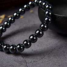 Load image into Gallery viewer, Black Onyx Bracelet | Handmade Gemstone Chakra Charged Crystal Bracelet for Natural Healing| Stretchy Yoga Beaded Jewelry for Men Women Unisex by Crystal Agate