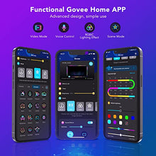 Load image into Gallery viewer, Govee Immersion TV LED Backlights with Camera, RGBIC Ambient Wi-Fi TV Backlights for 55-65 inch TVs PC, Works with Alexa & Google Assistant, App Control, Music Sync TV Lights, Adapter, H6199