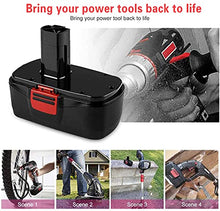 Load image into Gallery viewer, Upgraded 2 Packs C3 Replacement Battery Compatible with Craftsman 19.2 Volt Battery 3.6Ah DieHard 130279005 130279003 315.113753 315.115410 1323903