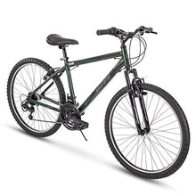 Load image into Gallery viewer, Huffy Hardtail Mountain Trail Bike 24 inch, 26 inch, 27.5 inch, 26 Inch Wheels/17 Inch Frame, Military Green Gloss