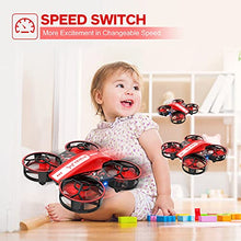 Load image into Gallery viewer, NEHEME NH330 Mini Drones for Kids Beginners Adults, RC Small Helicopter Quadcopter with Headless Mode, Auto Hovering, Throw to Go, 3D Flip and 2 Batteries, Indoor Flying Toys/Gift for Boys Girls