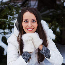 Load image into Gallery viewer, 4 Pieces Ear Muffs For Winter Ear Warmer Ear Covers Behind The Head Ear Muffs for Men Women Outdoor (Black, Grey, Dark Blue, Brown)