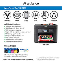 Load image into Gallery viewer, Epson WorkForce Pro WF-3730 All-in-One Wireless Color Printer with Copier, Scanner, Fax and Wi-Fi Direct,Black,10-1/2 x 7-1/2 x 6-1/2 in
