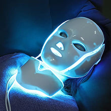 Load image into Gallery viewer, 7 Color Led Face Mask Blue Light Therapy Red Light Therapy Skin Rejuvenation Facial Skin Care Mask Therapy Skin Rejuvenation