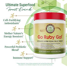Load image into Gallery viewer, GO Ruby GO! - Nutritional Red Superfood Powder Juice, Loaded with 42 Plant-Based Antioxidants & Fruit Extracts, Effective Probiotics, Fortifying & Healthy Superior Energy, Better Immunity & Digestion