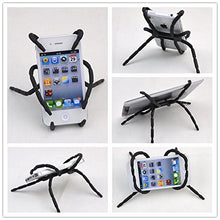 Load image into Gallery viewer, ANGELANGELA 3222641 Universal Multi-Function Portable Spider Flexible Grip Holder for Smartphones and Tablets, Black