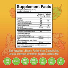 Load image into Gallery viewer, Omega Gummies & Turmeric DHA Liposomal Bundle by MaryRuth's | Omega 3-6-7-9 Gummies for Adults & Kids, 120ct | Turmeric & Omega-3 DHA Liposomal (Sweet Ginger), 16oz | Non-GMO, Vegan