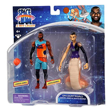 Load image into Gallery viewer, Moose Toys Space Jam: A New Legacy - 2 Pack - On Court Rivals - Lebron & White Mamba, (14578)