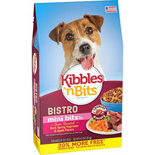 Load image into Gallery viewer, Kibbles 'N Bits Small Breed Mini Bits Savory Beef & Chicken Flavors Bonus Bag Dry Dog Food, 4.2 Lb