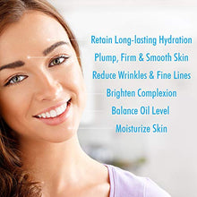 Load image into Gallery viewer, Ebanel Hyaluronic Acid Serum for Face with Peptides, Deep Hydrating Anti Aging Serum, Visibly Plump, Firm & Smooth Skin, Reduce Redness with Vitamin C, E and B5, Niacinamide, Aloe, Jojoba Oil, MSM