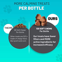 Load image into Gallery viewer, PREMIUM CARE Calming Treats for Dogs - Made in USA - Helps with Dog Anxiety, Separation, Barking, Stress Relief, Thunderstorms and More - Natural Calming Relaxer for Aggressive Behavior - 120 Chews