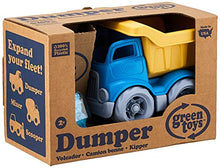 Load image into Gallery viewer, Green Toys Dumper Construction Truck Blue/ Yellow, 5.75x7.5x5.5, count of 2