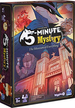 Load image into Gallery viewer, 5-Minute Mystery The Museum of Everything Game, for Adults and Kids Ages 8 and up, by SpinMaster