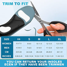 Load image into Gallery viewer, Plantar Fasciitis Pain Relief Feet Insoles Orthotics Arch Support Insoles with Motion Control Shoe Inserts Work Boot Flat Feet Comfortable for Men and Women Improve Balance, L