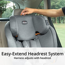 Load image into Gallery viewer, Chicco OneFit ClearTex All-in-One Car Seat, Rear-Facing Seat for Infants 5-40 lbs, Forward-Facing Car Seat 25-65 lbs, Booster 40-100 lbs, Convertible Car Seat | Slate/Grey