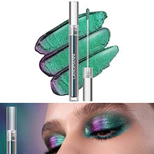 Load image into Gallery viewer, LANGMANNI 6 Matte Lipstick with 6 Lipliners Cosmetics Makeup Gift for Girls(12PCS)+Liquid Chameleon Eyeshadow(Peacock)
