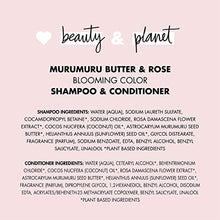 Load image into Gallery viewer, Love Beauty and Planet Shampoo & Conditioner for Color-Treated Hair Murumuru Butter & Rose Shampoo and Conditioner Silicone Free, Paraben Free and Vegan, White, 13.5 oz 2 Count