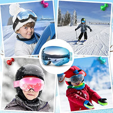 Load image into Gallery viewer, RIOROO Kids Ski Goggles, Kids Snow Snowboard Goggles For Toddler Boys Girls 100% UV Protection OTG