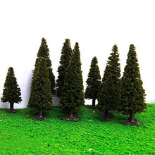 Load image into Gallery viewer, 15pcs Green Scenery Landscape Model Cedar Trees with Box