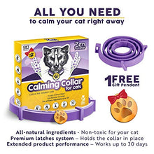 Load image into Gallery viewer, Zen Panther Calming Collar for Cats – Pheromone Cat Calm Collar - Anxiety Relief Lavender Scent - Reduces Stress – Adjustable 15” Relaxing Collar for Kitten – Stop Aggression and Anxious Behavior