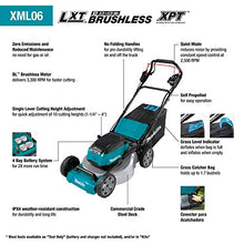 Load image into Gallery viewer, Makita XML06PT1 36V (18V X2) LXT Brushless 18" Self-Propelled Commercial Lawn Mower Kit with 4 Batteries (5.0Ah)