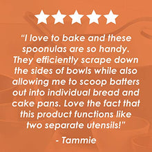 Load image into Gallery viewer, Rachael Ray Tools and Gadgets Solid Spoonulas / Scraping Cooking Utensil Set - 9-1/2-Inch, 10-Inch, and 12-1/2, Blue