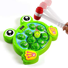 Load image into Gallery viewer, YEEBAY Interactive Whack A Frog Game, Learning, Active, Early Developmental Toy, Fun Gift for Age 2,3, 4, 5, 6, 7, 8 Years Old Kids, Boys, Girls,2 Hammers Included